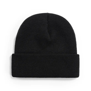 Custom Embroidery Logo White <b>Winter</b> Knitted Beanie Hat Acrylic Material Extra Warm Cuffed Beanie <b>Cap</b> <b>for</b> <b>Men</b> & Women - Product Image 2