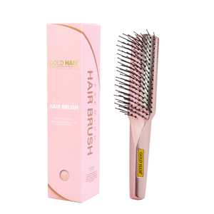 Cepillo de Pelo Compacto Profesional Gold HairProfessional, Rectangular, de Nailon, con Mango de Plástico, en Dorado Metálico, Plateado, Rosa, en Caja - Product Image 3