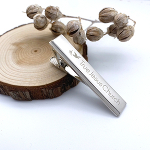 Barra de corbata de esmalte duro de imitación estampada en cobre - Product Image 1