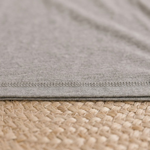 Ensemble de pyjama et de vêtements de détente pour femmes en polyester et coton, tricot jersey simple, confortable et respirant - Product Image 4