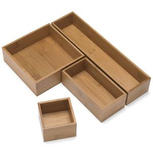 Wholesale Wooden <b>Drawer</b> Insert Organizer Tray Custom Size Storage Box for Kitchen Cabinet <b>Drawer</b> - Product Image 1