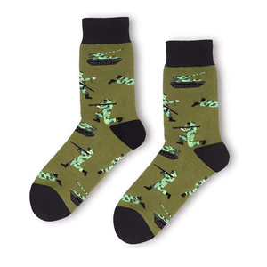 High Quality <b>Men</b> Dress <b>Socks</b> Different Colors Cartoon Pattern Wholesale Custom Made <b>Winter</b> Wear Polyester Cotton Spandex Blend - Product Image 3
