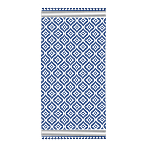 Serviette de plage turque de luxe Fouta 100% coton imprimée, serviette de hammam légère, séchage rapide, douce, absorbante, personnalisable OEM, vente en gros - Product Image 2