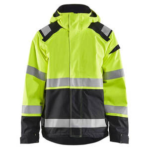 Chaqueta de Seguridad Reflectante de Alta Visibilidad con Bolsillos y Cremallera, Chaqueta de Trabajo Unisex, Ropa Reflectante - Product Image 1