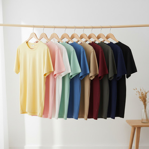 T-shirt en coton surdimensionné pour femme, style décontracté, épaules tombantes, logo personnalisé OEM - Style vintage streetwear, fabricant du Bangladesh - Product Image 2
