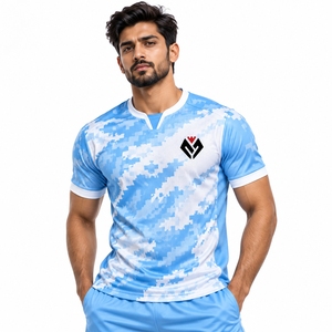 Maillot de football léger et confortable pour l'entraînement, tissu respirant de haute qualité, conception athlétique, OEM - Product Image 4
