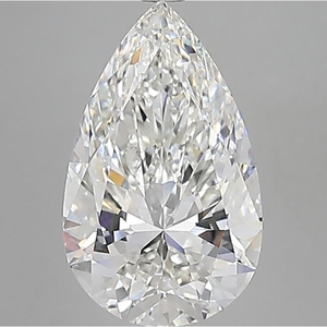 Diamant en vrac certifié IGI 7,04 carats, taille poire, VVS2, diamant cultivé neuf - Product Image 1