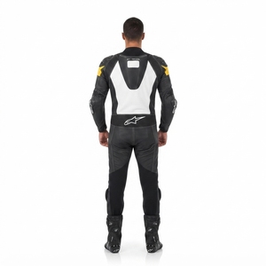 Traje de Carreras de Motocicleta de Una Pieza, Personalizado OEM, 100% Cuero de Canguro, Reforzado con Kevlar, Profesional, para Hombre - Product Image 2