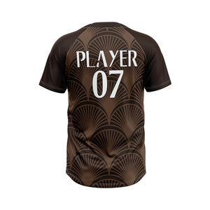 Custom Sublimated Baseball Jersey Men's Short Sleeve Moisture Wicking 100% <b>Polyester</b> Custom Team Name Numbers Regular Fit <b>Shirts</b> - Product Image 5