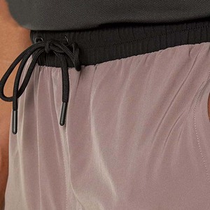 Men's Quick Dry Running Shorts Solid Color Drawstring <b>Waist</b> With Pockets Casual Sportswear Short Length Lightweight Fitness Wear - Product Image 5