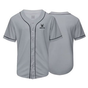 Pakistan Manufacturer Baseball Jersey Button <b>Down</b> Baseball Jersey Solid Color Baseball Jersey - Product Image 1