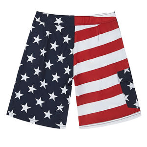 Shorts de bain décontractés pour hommes en polyester de qualité supérieure avec taille élastique, respirants et à séchage rapide - Product Image 6