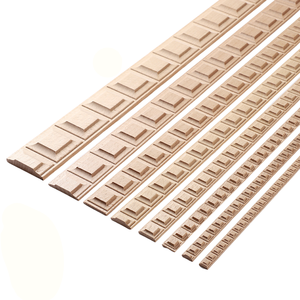 แถบตกแต่งผนังไม้เนื้อแข็งคุณภาพพรีเมียมสำหรับโรงแรม ดีไซน์แบบยุโรป พร้อมตัวล็อค  แบบธรรมชาติหรือแบบทาสี - Product Image 1