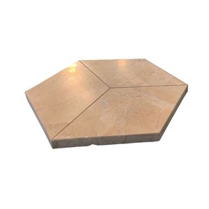 Hexagon Gold Yellow Beige Polished <b>Marble</b> Tile Natural Stone for Wall and Floor Premium Quality Natural <b>Marble</b> - Product Image 3