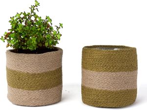 Panier en corde de jute naturelle, multi-usages, fait main, pour plantes succulentes, disponible chez l'exportateur - Product Image 6