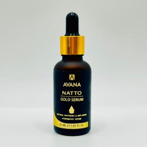 Suero Avana Natto Gold con Oro de 24K, Colágeno, Antienvejecimiento, Antiarrugas, Blanqueador, Hidratante para Arrugas del Rostro y Cuello, Ácido Hialurónico - Product Image 6