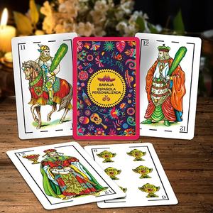 Naipes Españoles Personalizados - Papel de 310 g/m², 40/50 Cartas por Baraja, Uso Familiar, Acabado Liso, Caja Individual - Product Image 6