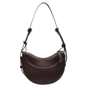 Bolso de hombro de cuero genuino para mujer, elegante, clásico, negro, bandolera, de diseñador de lujo, vintage, 2621 - Product Image 2