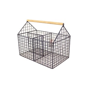 Panier à fruits indien en fer et bois pour la maison et la cuisine, écologique, durable, taille personnalisée, haute qualité, vente en gros - Product Image 3