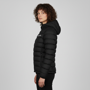 Veste matelassée à manches longues, doudoune de créateur pour femme, manteau d'hiver en duvet noir, veste matelassée pour homme, veste à fermeture éclair intégrale - Product Image 3