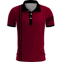 Camiseta de Golf Personalizada con Patrón Sólido, Tela de Lona de Alta Calidad para Hombre, Logotipo Bordado, Secado Rápido y Transpirable - Product Image 5