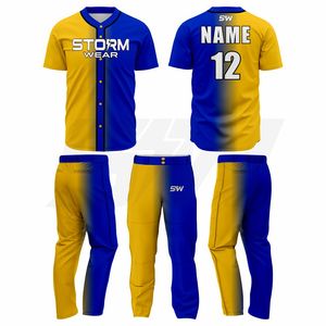 Maillot de baseball pour hommes le plus vendu, personnalisable avec logo, en polyester respirant et léger, pour équipe de softball - Product Image 6
