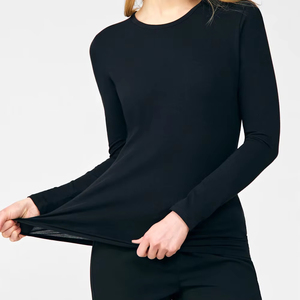 Camiseta de manga larga con orificios para los pulgares para mujer, uniforme de enfermera, venta al por mayor para hospital - Product Image 5