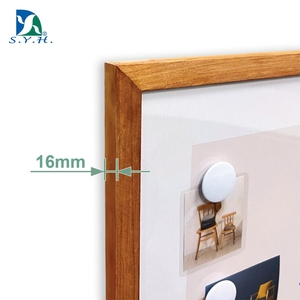 Pizarra Magnética Decorativa Geométrica con Marco de Madera Lacado de 42x42cm, Impresión por Sublimación a una Cara, Certificación CPSIA, para el Hogar - Product Image 2