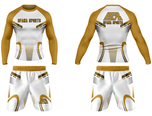 Rashguard Unisex de Manga Larga para BJJ y MMA, Compresión UPF50+, Impermeable, Spandex Antidesgarro, 230g, Estampado por Transferencia Térmica para No-Gi - Product Image 4