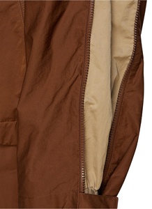 Wholesale Custom Logo Detachable Zipper Windbreaker Jacket Men's Hooded <b>Mesh</b> Lining Nylon Windbreaker Jacket - Product Image 5