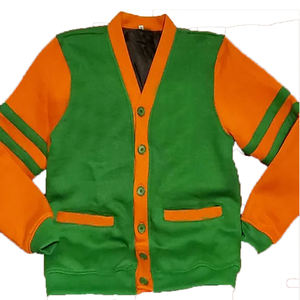 Unisex Thick <b>Long</b>-Sleeve V-neck Anti-Wrinkle Breathable Button Front <b>Cardigan</b> Sweater Plus Size Customized Color Winter - Product Image 1