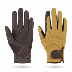 Guantes de Montar a Caballo Duraderos con Dedos Completos, Tejido Elástico Transpirable, Palma Antideslizante y Ajuste Flexible - Product Image 4