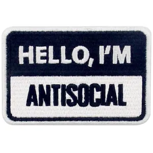 Patch en tissu brodé, patch thermocollant, patchs brodés 3D personnalisés avec découpe laser - Product Image 1
