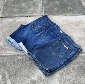 Pantalones Cortos Casuales de Verano para Hombre, Mezcla de Mezclilla Premium, Ligeramente Usados, Transpirables, con Diseño de Parches, Estilo Urbano, Venta al Por Mayor - Product Image 3