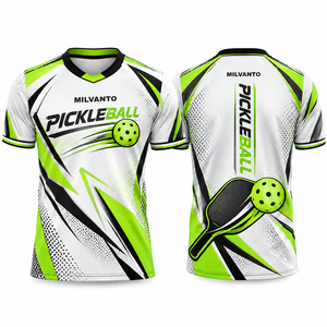 Camiseta de Pickleball Blanca Personalizada para Hombre y Mujer, Camiseta Premium para Pickleball, Uniforme Deportivo para Raqueta - Product Image 1
