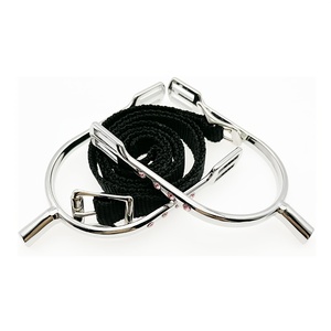 Juego de Espuelas Ecuestres Hechas a Mano con Correas para Espuelas - Espuelas Británicas Aptas para Montar a Caballo - Product Image 2