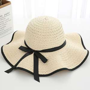 Chapeau de plage unisexe en paille, protection solaire estivale pour voyage, vacances, extérieur, fournisseur en gros - Product Image 3