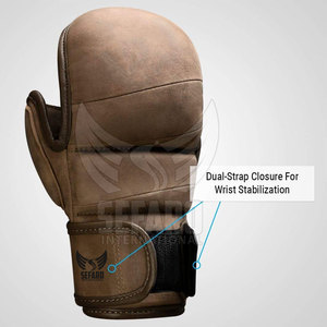 ถุงมือฝึกซ้อม MMA ดีไซน์ใหม่ล่าสุด MOQ ต่ำ ผู้ผลิตที่ดีที่สุด ถุงมือป้องกันสำหรับกีฬา MMA - Product Image 3