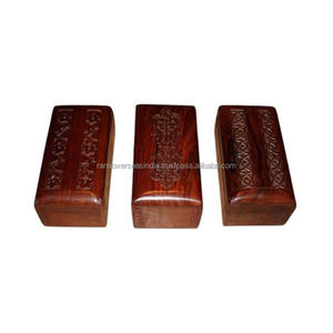 Organizador de joyería personalizado de madera con detalles tallados, ideal para collar, pulsera, pendiente, almacenamiento, múltiples diseños disponibles - Product Image 2