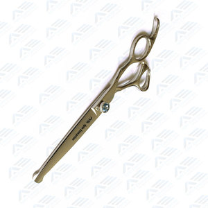 Tijeras curvas de espina de pescado, tijeras con forma de pintura, tijeras para el cuidado de mascotas, productos para el cuidado de mascotas - Product Image 3