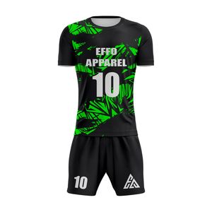 Vêtements de football imprimés numériquement, personnalisables avec votre propre logo, ensembles d'uniformes de football, prix de gros, uniformes de football pour hommes - Product Image 1
