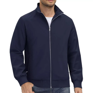 Full Zip <b>Vintage</b> Crinkle Nylon <b>Windbreaker</b> Jacket Best Quality Wholesale Summer Custom Logo Waterproof Breathable Quick Dry Men - Product Image 3