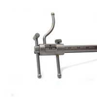 AMETRINE SURGICAL Manual 1Pcs Penggaris Implan LAB Profesional Venus Apollo Gauge 20-100mm Alat Ukur Gigi Tiruan Caliper CE