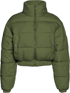 Chaqueta Corta Acolchada para Mujer, Ligera, Cálida y Cómoda, Ropa Exterior de Moda, Suministro al por Mayor - Product Image 2