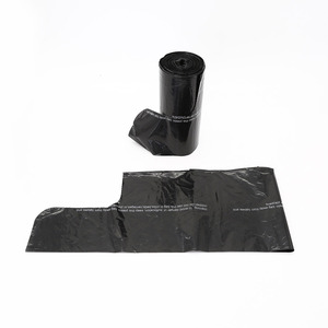 Sacs poubelles à fond large et ondulé, sacs poubelles en plastique PE haute résistance, sacs poubelles à fermeture facile grande capacité pour usage domestique et commercial - Product Image 4