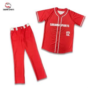 Maillots de baseball haute performance légers, uniformes d'équipe personnalisés pour les équipes scolaires et les clubs, vente en gros - Product Image 1