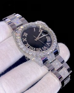 Joyas de Belleza de Edición Limitada Hechas a Mano, de Lujo, en Acero Inoxidable con Cristal de Zafiro, Unisex, Clásicas, Estilo Hip Hop, Mecánicas - Product Image 2