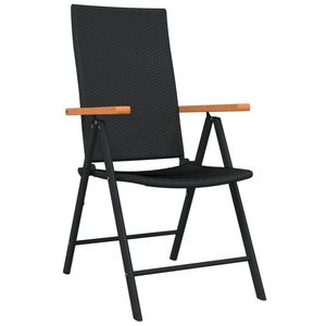 Conjunto de Comedor para Jardín en Negro - Product Image 3