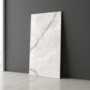 Rivera Onyx 24x48 Inch 20mm Glossy Porcelain <b>Wall</b> Floor <b>Tiles</b> Outdoor <b>Bathroom</b> <b>Adhesive</b> Luxury Onyx Vein Polished Collection - Product Image 1