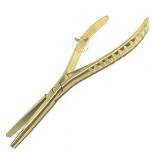 Pinzas de Acero Inoxidable para Extensiones de Cabello con Medio Orificio de 7 Pulgadas, Herramienta Profesional para Aplicar y Remover Anillos Micro, Uso en Salón - Product Image 4